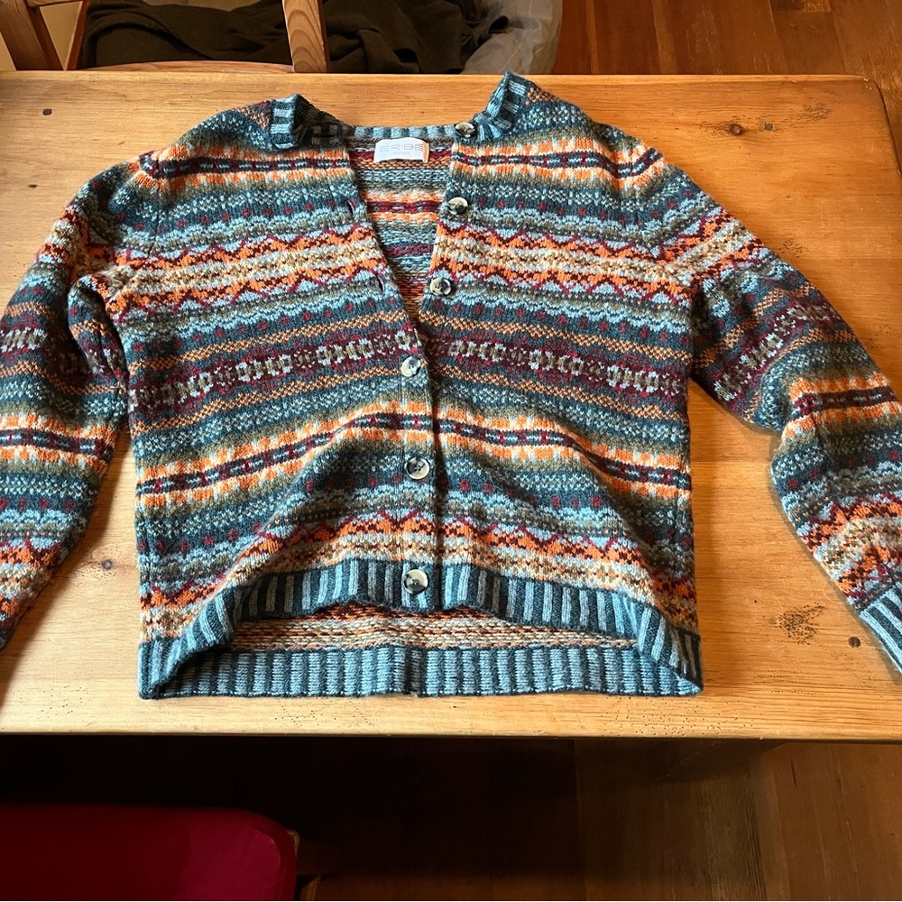 Colorful Patterned Women's Cardigan